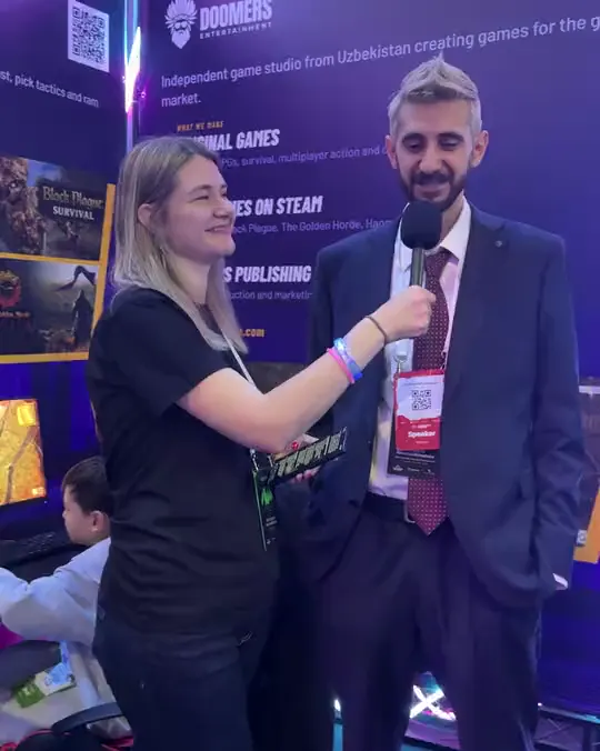 Стенд Doomers в Digital Creative Zone, 2 октября.