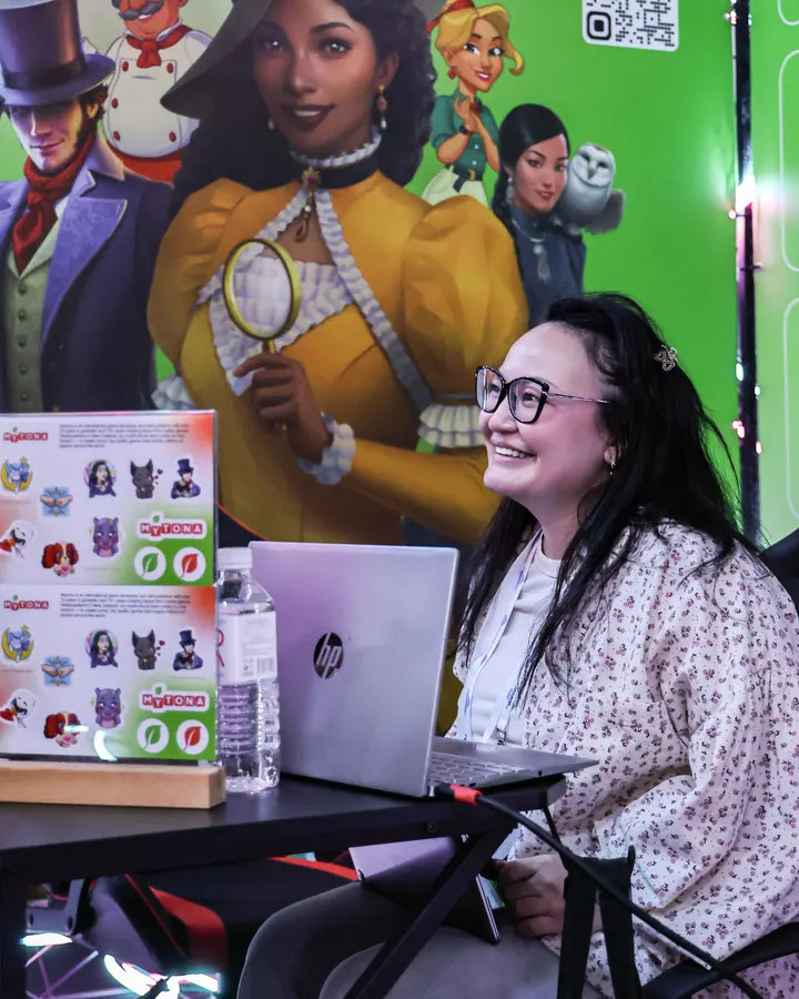 Стенд Mytona, партнёра Digital Creative Zone.